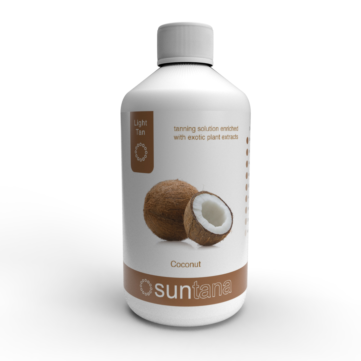 250ml Suntana Coconut Light Tan Solution - Spray Tan Store UK