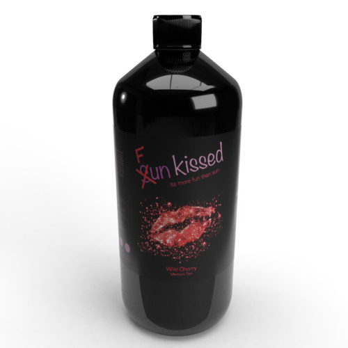 Funkissed 1000ml Wild Cherry – Medium Spray Tanning Liquid