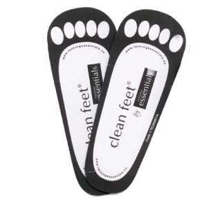 Black Sticky Feet 25 x Pairs
